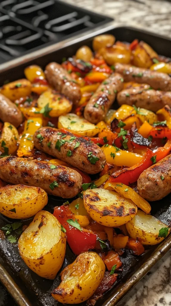 Chicken Sausage, Peppers, and Potatoes: The Ultimate One-Pan Meal 4 Chicken Sausage, Peppers, and Potatoes