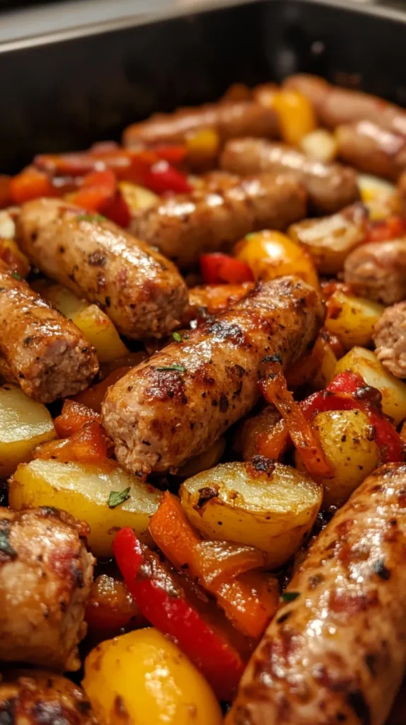 Chicken Sausage, Peppers, and Potatoes: The Ultimate One-Pan Meal 1 Chicken Sausage, Peppers, and Potatoes